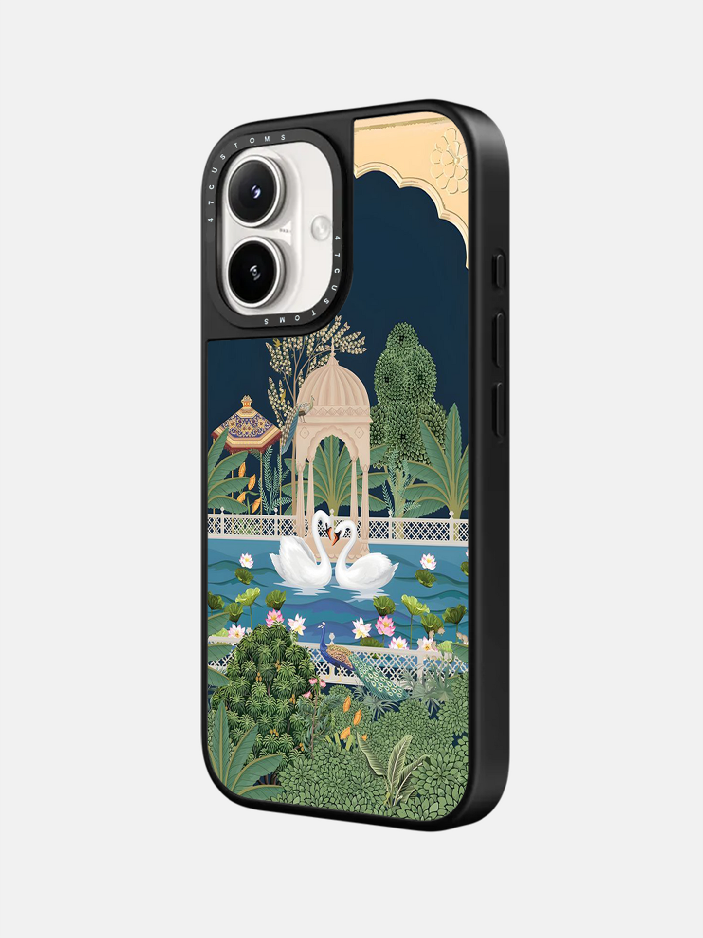SWANS OF SERENITY GLASS CASE