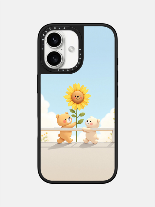 BLOOMING FRIENDSHIP GLASS CASE