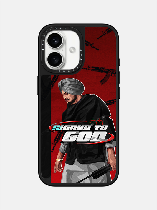 SIGNED TO GOD GLASS CASE
